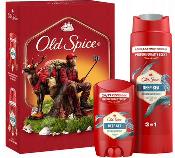 Old Spice Deep Sea Geschenkset Deodorant Stick 50 ml + Duschgel 250 ml