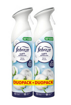 Febreze Odświeżacz powietrza Świeża Bawełna Spray / Air Freshener Spray Cotton Fresh 2×185 ml