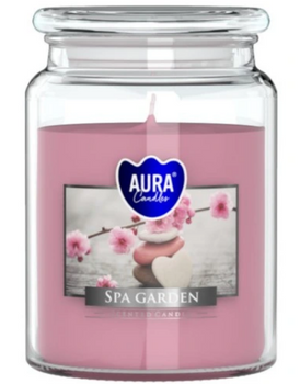 Bispol Scented Candle in Glass 500 g SPA Garden