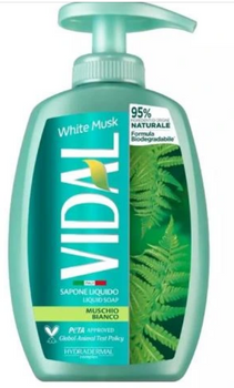 Vidal liquid soap 300 ml Muschio Bianco