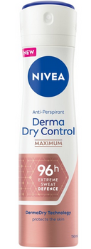 Nivea Women Derma Dry Control Maxximum Antyperspirant spray 150 ml