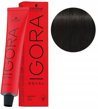 Schwarzkopf Farba Igora Royal 60ml 1-0 CZARNY NATURALNY