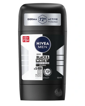 Nivea Men Black &amp; White Original Antiperspirant stick for men 50 ml