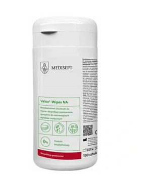 Velox Wipes NA Can - Wipes for alcohol-free surface disinfection 100 pcs. Medisept