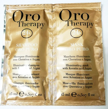 Fanola Oro Sample Shampoo + Mask 15 ml