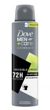 Dove Men+Care Invisible Fresh Advanced Dezodorant w sprayu 150 ml
