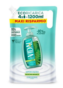 Vidal Liquid Soap 1200 ml Muschio Bianco Stockpile