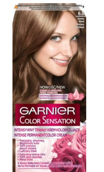 Garnier Color Sensation Farba do włosów 6.0 Szlachetny Ciemny Blond