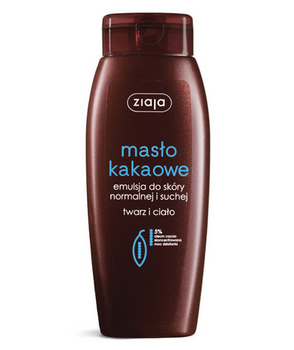Ziaja Emulsione al Burro di Cacao per pelli normali e secche, viso e corpo, 200 ml