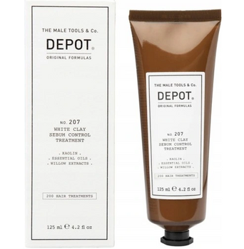 Depozitul NR. 207 Tratament pentru controlul sebumului cu argilă albă. 125 ml