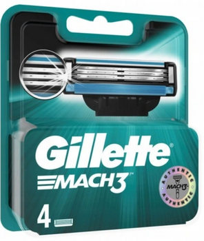 Gillette Mach3 razor cartridges 4 pcs