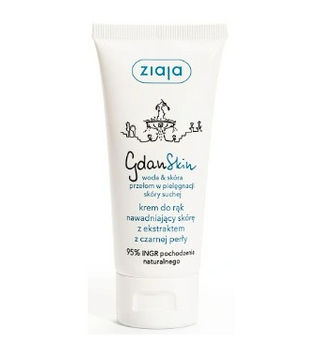 Ziaja GdanSkin Hydratisierende Handcreme mit schwarzem Perlenextrakt 50 ml