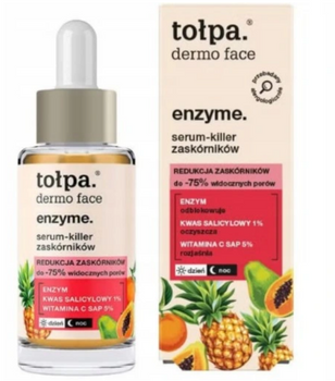 Tołpa Dermo Face Enzyme Serum do twarzy z Kwasem Salicylowym na zaskórniki 30 ml