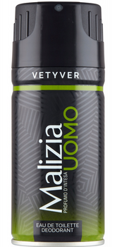 Malizia Uomo Vetyver Deodorant Spray for Men 150 ml