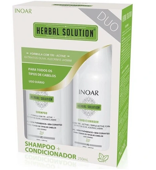 INOAR DUO Herbal Shampoo 250 ml + Conditioner 250 ml