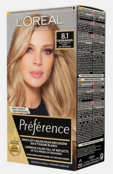 L'Oreal Paris Recital Culoarea părului Blond deschis Cenușă W BIS 8.1 Copenhaga