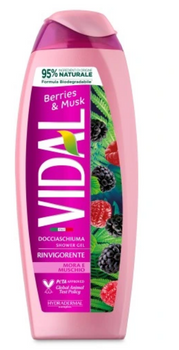 Vidal Blueberry &amp; Raspberry Shower Gel 250 ml Blackberry&amp;Mus
