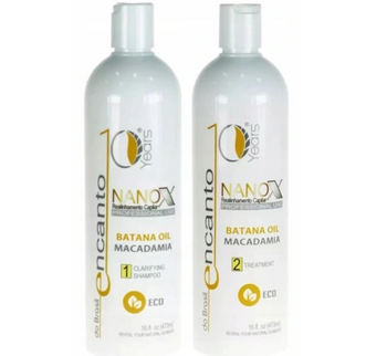 Encanto Do Brasil NANOX Keratin + Shampoo 2 x 473 ml