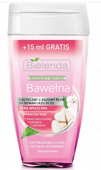 Bielenda Płyn 2-fazowy Bawełna do skutecznego usuwania makijażu oczu 140 ml
