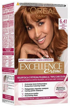 L'Oreal Paris Excellence Creme Hair Colour 6.41 Light Amber Brown