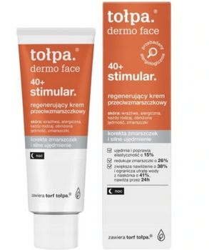 TOŁPA Dermo Face 40+ Stimulator Anti-wrinkle regenerating smoothing night cream 40 ml
