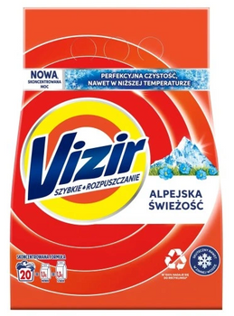 Vizir Alpine Fresh Pulver 1,1 kg 20 Wäschen