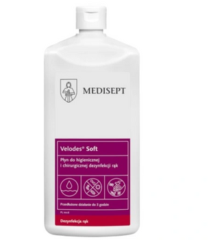 Medisept Velodes Soft hand disinfectant without pump and sprayer 500 ml