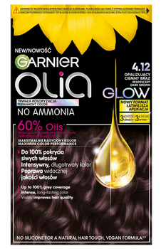 Garnier Olia Hair dye 4.12 Iridescent Dark Brown