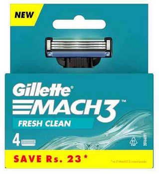 Gillette M3 Fresh Clean 4 pcs