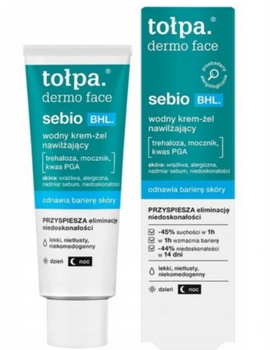 TOŁPA Dermo Face Sebio BHL Wässrige Gel-Gesichtscreme mit Urea 40 ml