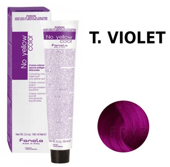 Fanola Toner No Yellow T.VIOLET 100 ml