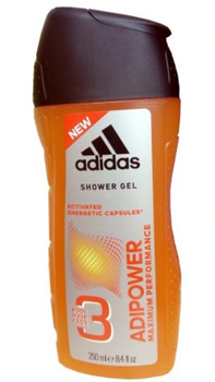 Gel de duș pentru bărbați Adidas Adipower 3in1 250 ml