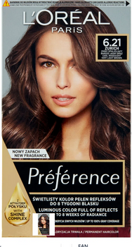 L'Oreal Paris Recital Hair dye Cold Iridescent Very Light Brown 6.21 Zurich