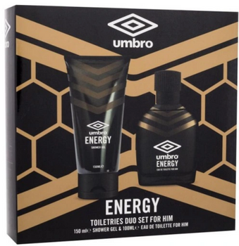 Umbro Energy Herren-Kosmetik-Set Eau de Toilette+Duschgel