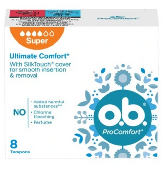 O.B. ProComfort Super Tampons 8 Stück