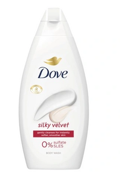 Dove Silky Velvet Duschgel für Frauen 450 ml