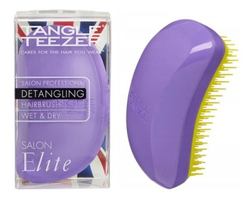 Spazzola Tangle Teezer Elite viola e gialla