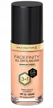 Max Factor Facefinity All Day Flawless 3-in-1 Foundation 45 Warm Almond 30 ml