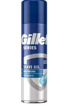 Gillette Series Feuchtigkeitsspendendes Rasiergel für Männer 200 ml