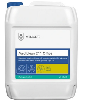 Mediclean 211 Office 5L Foam for cleaning office equipment, monitors , furniture Medisept