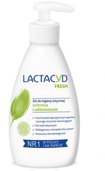Lactacyd Fresh Gel cu pompă pentru igienă intimă 200 ml