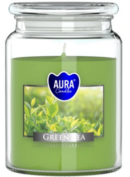 Bispol Scented Candle in Glass 500 g Green Tea