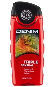 Denim Tribe Shower Gel x3 Triple Sensual 250 ml