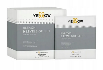 Alfaparf YELLOW Bleach 9 Levels Lift Powder 12x50 g
