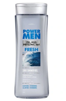 Joanna Power Men 3-in-1 FRESH Shower Gel Allantoin and Hydromanil 300 ml