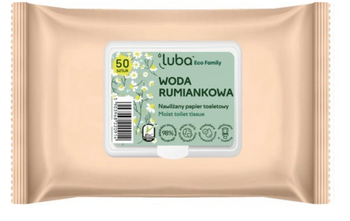 Hârtie igienică umezită Luba Apă de mușețel 50 buc