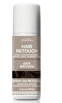 Joanna Hair Retouch Spray pentru retușarea rădăcinilor Castaniu închis 75 ml