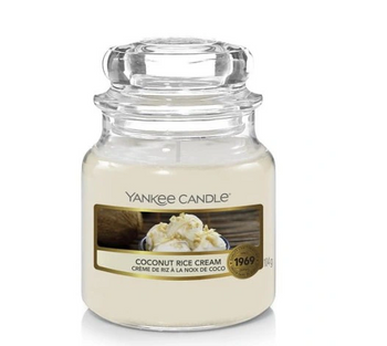 Yankee Candle Crema de orez cu nuca de cocos borcan mic 104 g