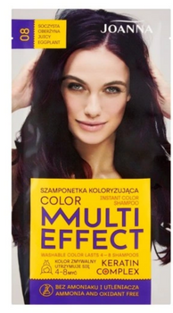 Joanna Multi Effect Color Keratin Complex Shampooetka -08 Juicy Aubergine 35 g