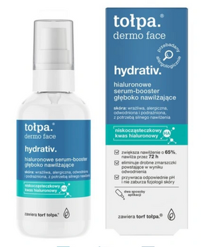 TOŁPA Dermo Face Hydrativ Serum-Booster puternic hidratant împotriva ridurilor 75 ml